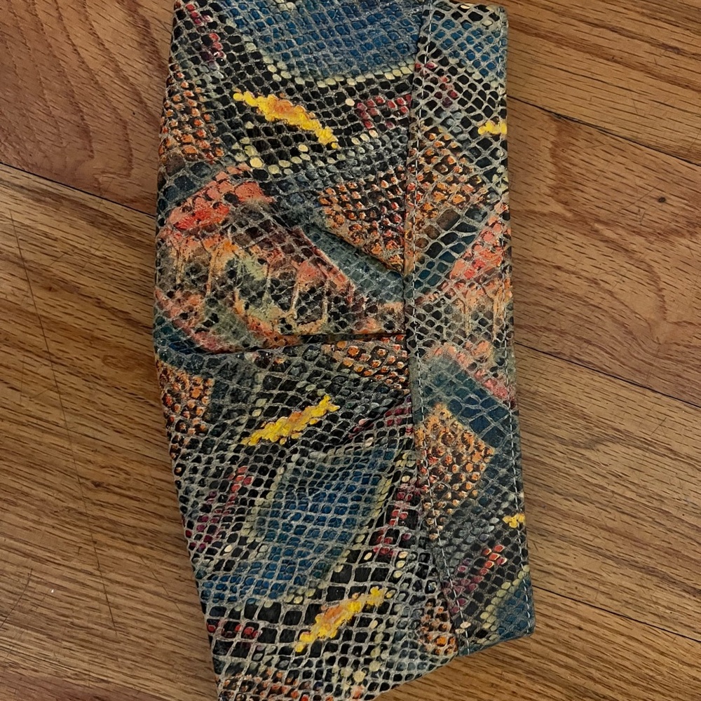 Lauren Merkin Colorful Python Small Clutch - Picture 2 of 7